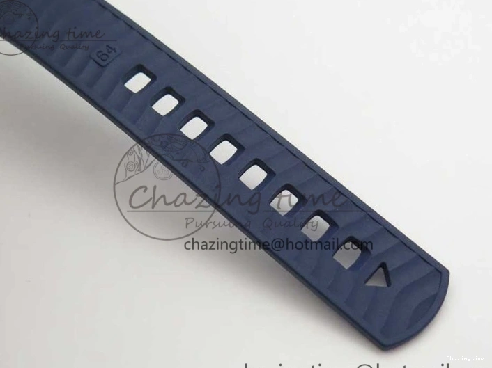 0406 StreetReady 2018 Seamaster Diver 300M VSF 1:1 Best Edition Blue Ceramic Gray Dial on Blue Rubber Strap A8800 V2 (Black Balance Wheel) 7963